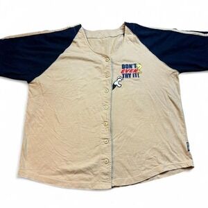 Vintage looney tunes tweety bird‎ Sylvester the cat baseball jersey size XL/XXL